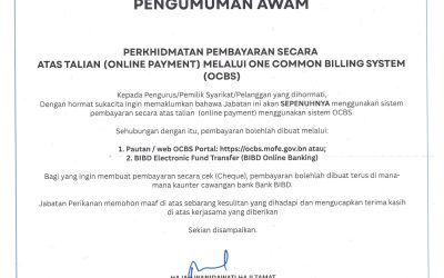 Perkhidmatan Pembayaran Secara Atas Talian (Online Payment) Melalui One Common Billing System (OCBS)